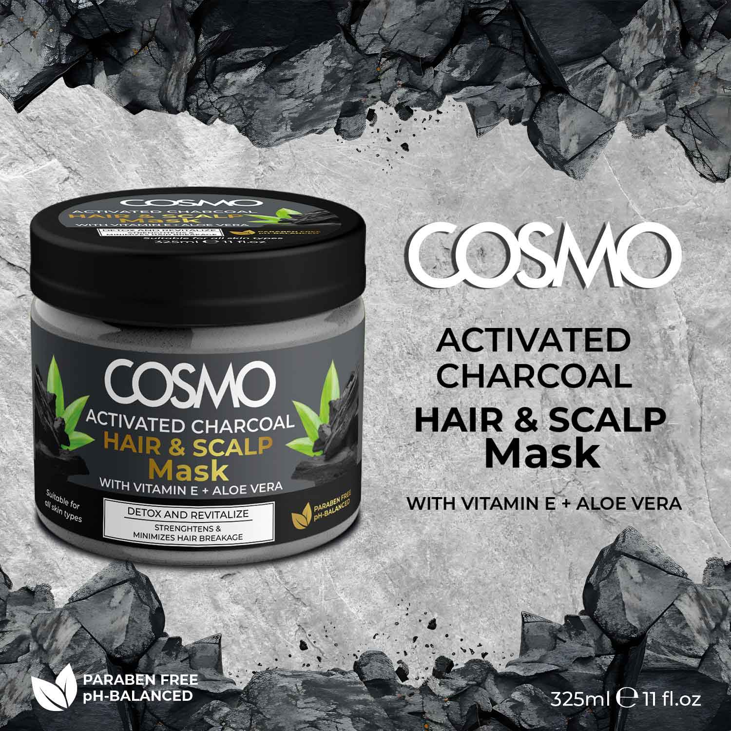 Activated Charcoal Hair & Scalp Mask